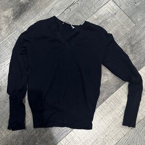 Zara Classic Black V-Neck Sweater
